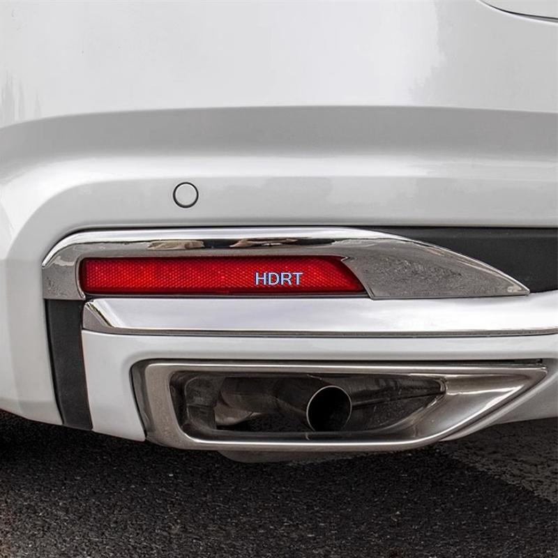 Fit For Nissan Altima/Teana J32  + Car Styling Rear Bumper Fog Light Frame Lamp Cover Trim Protector Decoration Accessories