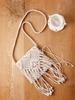 Korean Style Retro Woven Tassel Crossbody Bag - Summer Beach Cotton Women's Bag