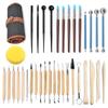 36 Piece Set Pottery Tool Stone Plastic Clay Tool Set