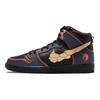 Gundam x Nike Dunk High SB Project Unicorn - Banshee Norn Унисекс Кроссовки Черный Грозово-синий Металлик-Золотой DH7717-400