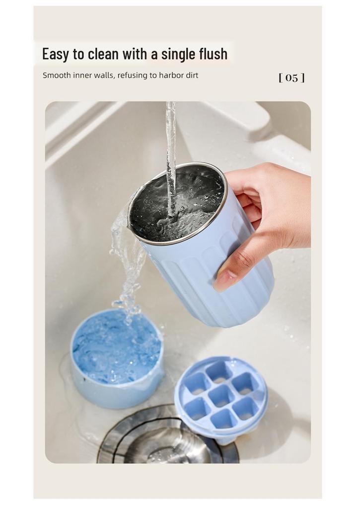 Портативная чашка из нержавеющей стали 304 для кубиков льда и кофе, для путешествий и дома
