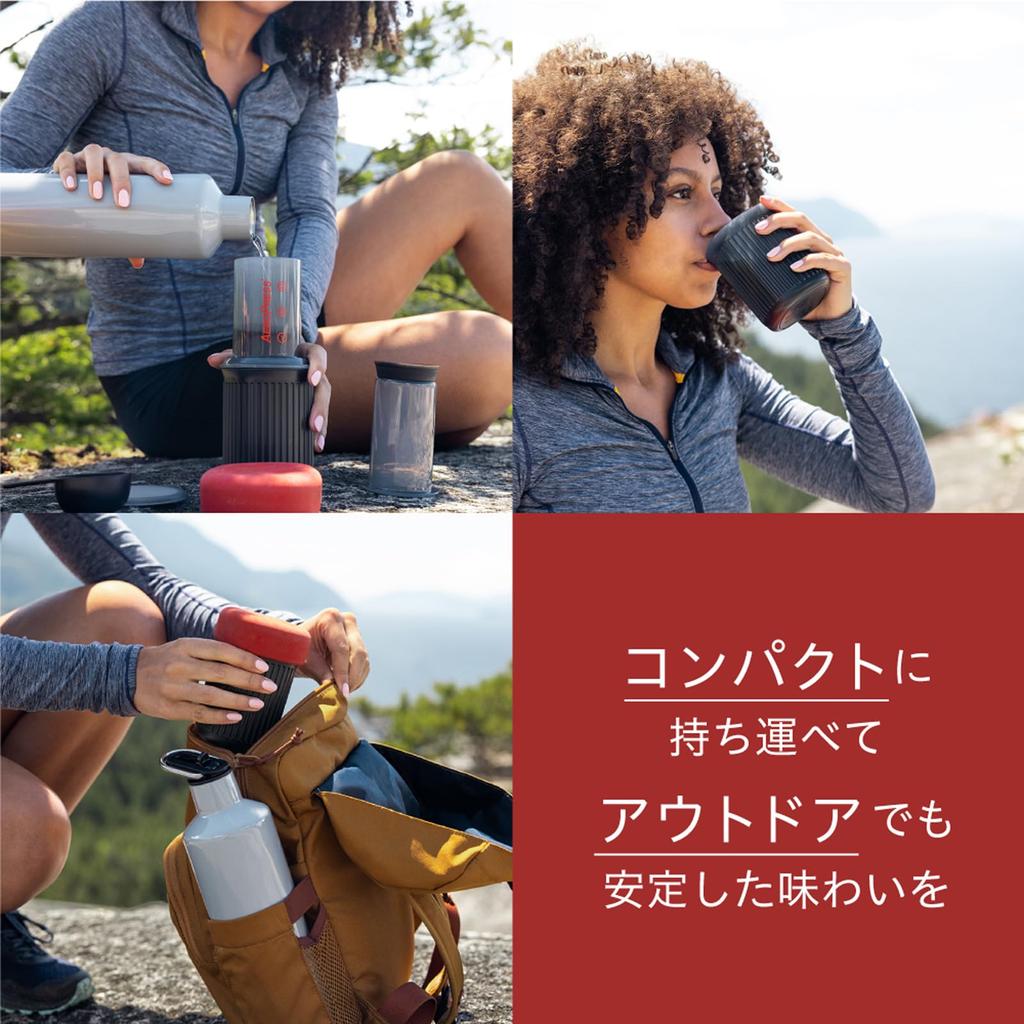 [НОВАЯ модель] AeroPress AeroPress Кофеварка Френч-пресс Одна чашка эспрессо со льдом Кофе 150 фильтров Открытый Кемпинг Портативный Компактный Давление