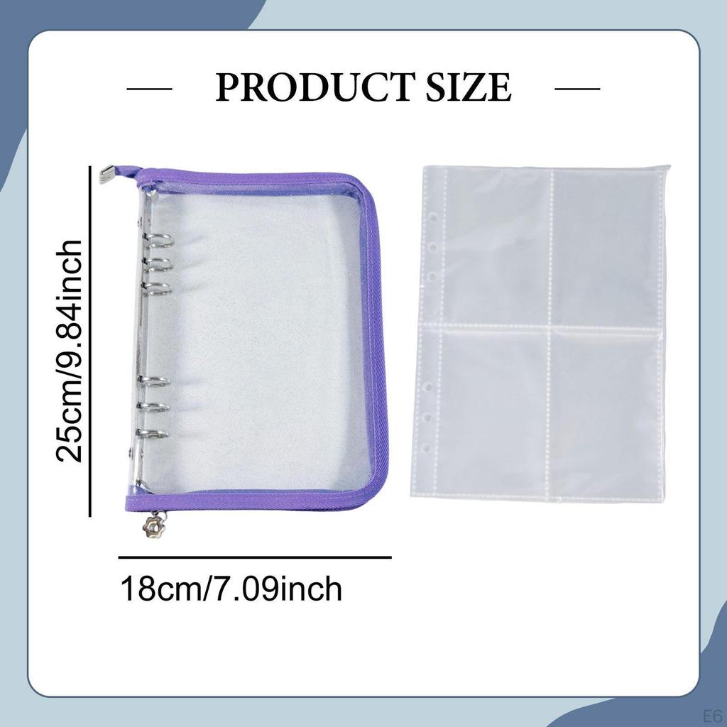 Binder Photo Album 25 Sheets Internal Pages DIY Photocard Collect Book Holder for