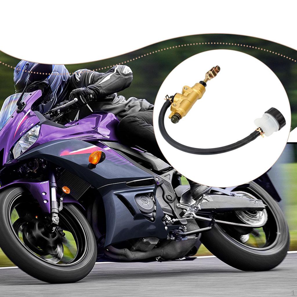 Rear Back Motorcycle Master Cylinder Brake Pump Stable Wear Resistant Sturdy Aluminum Lightweight