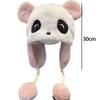 Cute Cartoon Panda Plush Hat Windproof Ear Protection Hat Trend Beanies Cap  for Children