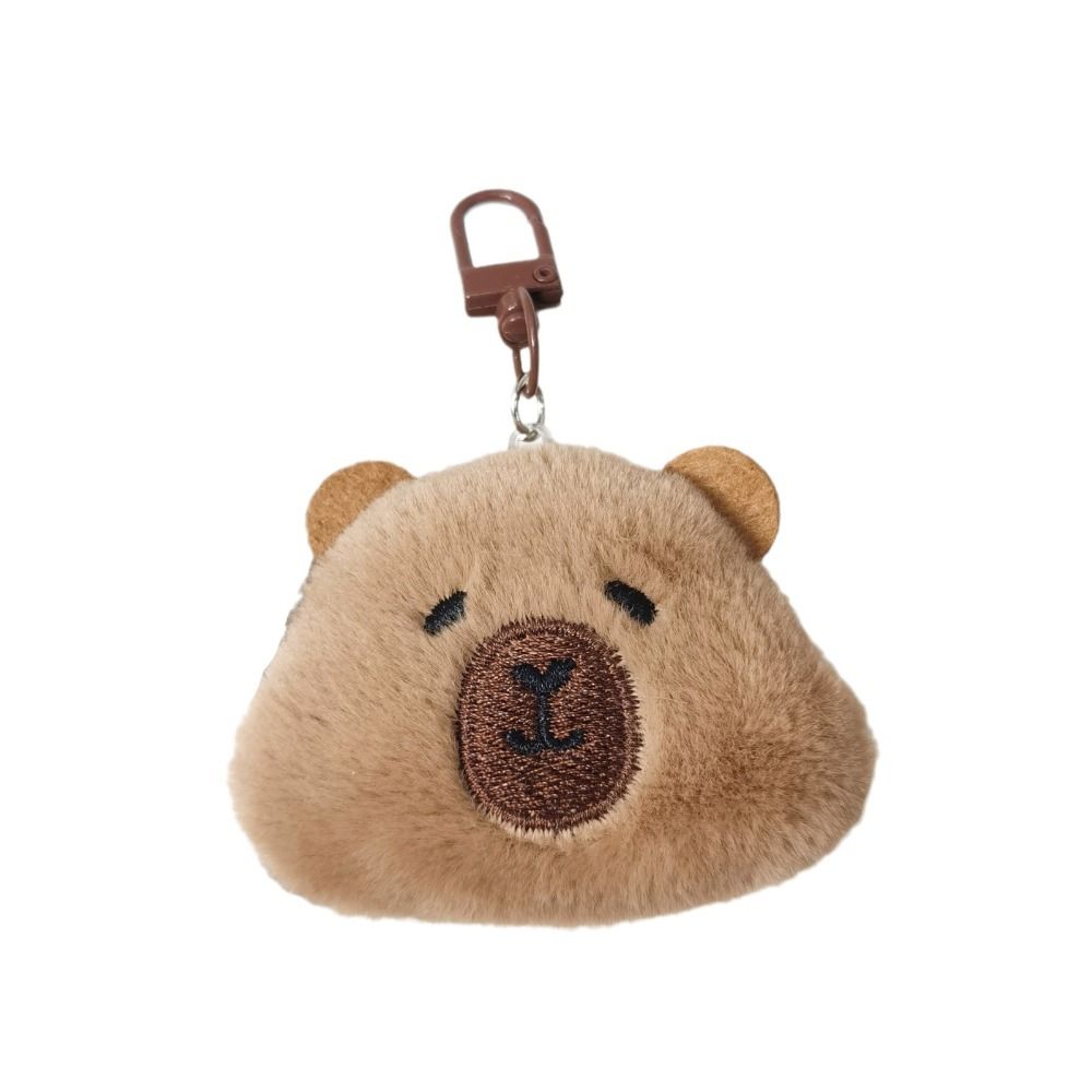 PP Cotton Capybara Plush Keychain Collection Kapibala Backpack Pendant Capibala Plush Doll Unisex