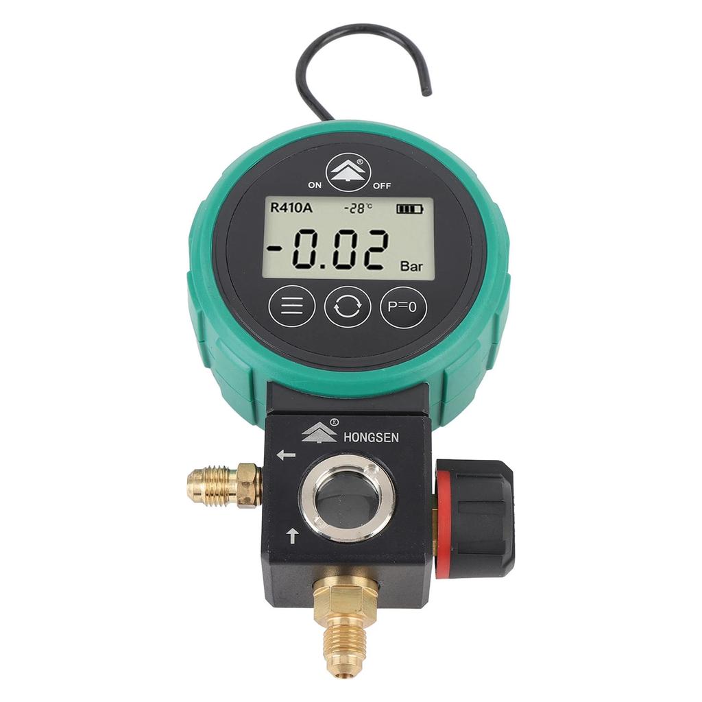 HVAC Vacuum Gauge Tester Power Saving Overpressure Alarm Digital HVAC Gauge Timed Shutdown for Air Conditioning Fluoridation