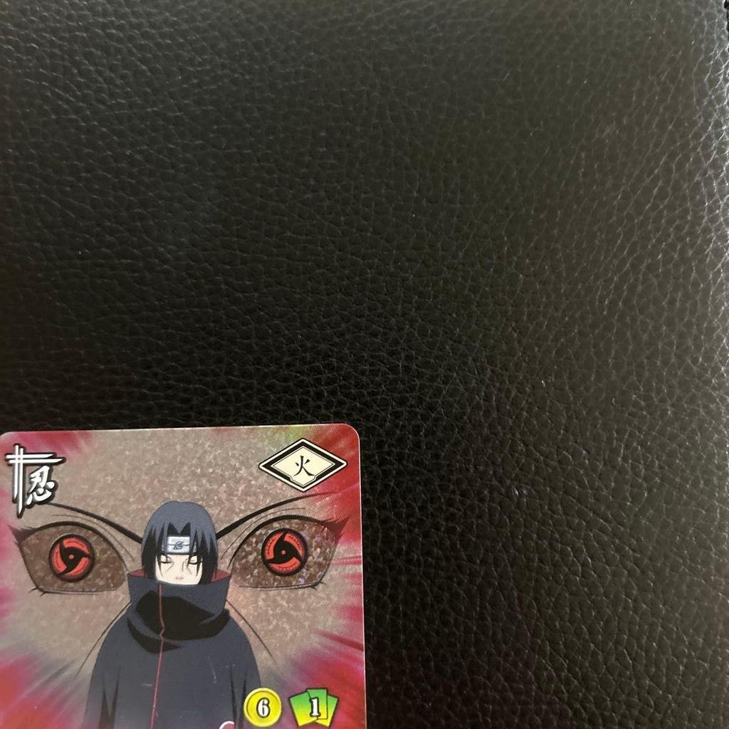 Used NARUTO Data Carddass Itachi Uchiha Rising Sun Holo Processing Super Rare