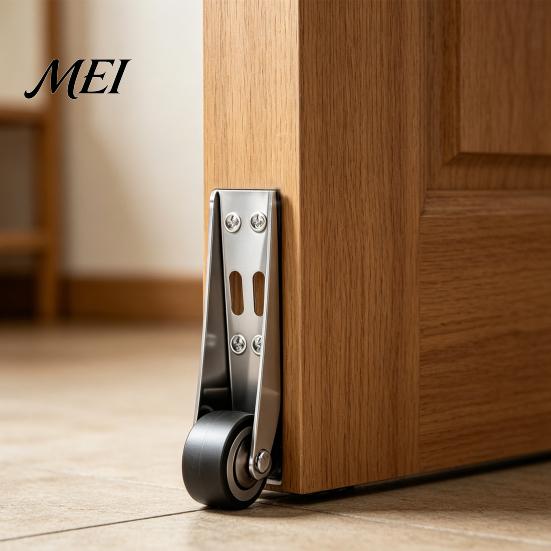 Low-profile Door Wheels 1/4Pcs Bedroom Sinking Repair Pulley, Multifunctional Low Profile Fixed Wheel Replacement Casters, High Stability Furniture