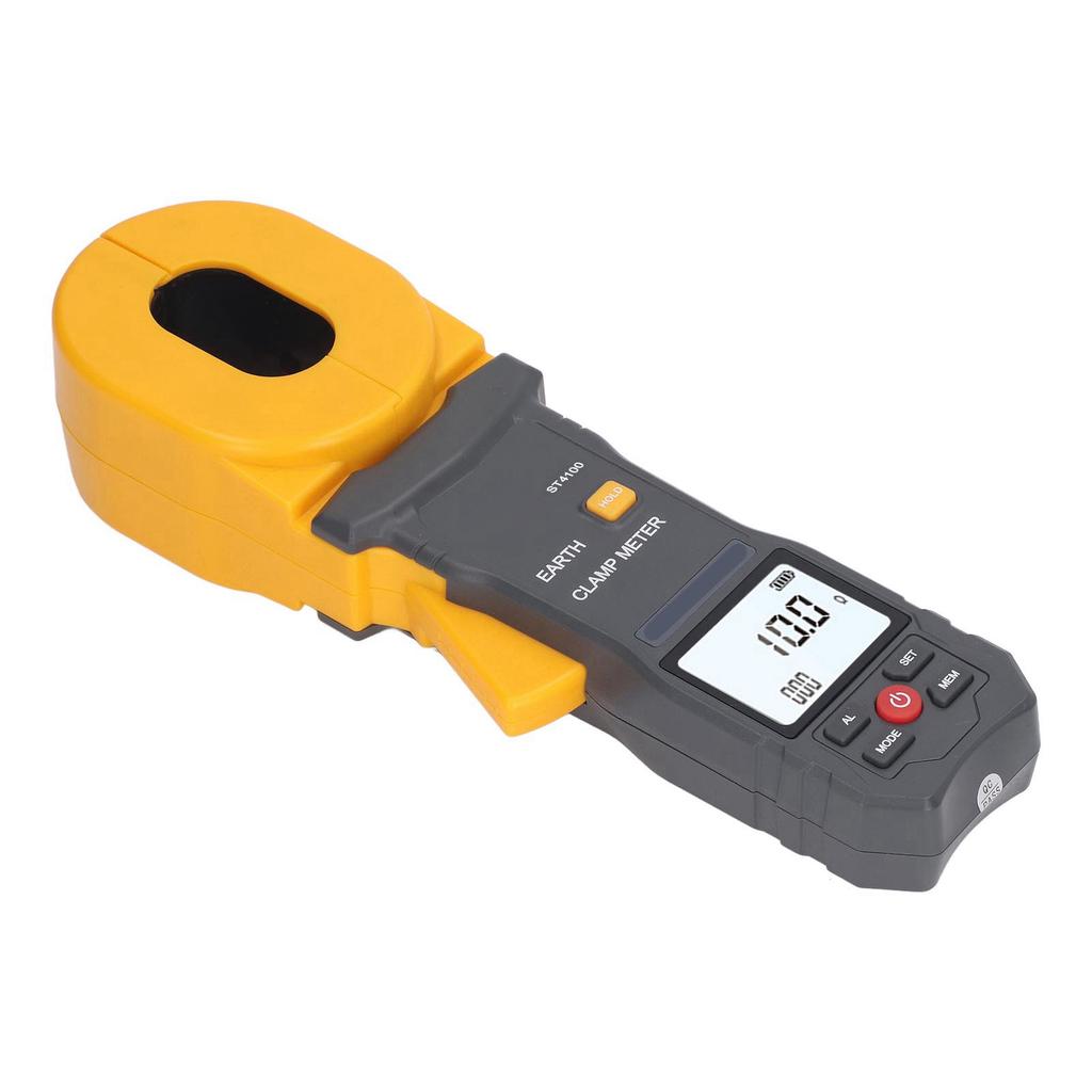 Цифровой ЖК-измеритель сопротивления заземления с токоизмерительным зажимом и автоматическим отключением питания. Тестер сопротивления заземления для