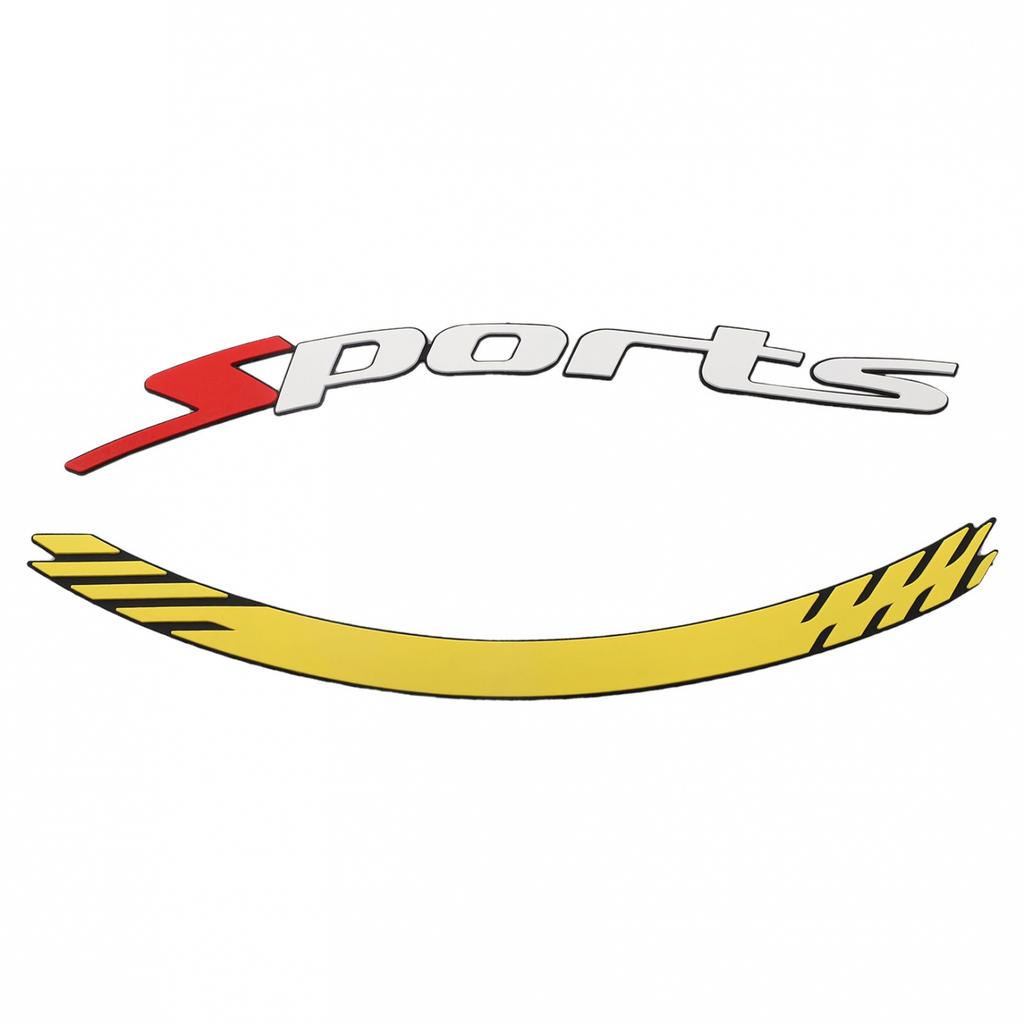 Быстрая установка водонепроницаемых букв на шинах для уникального стиля автомобиля