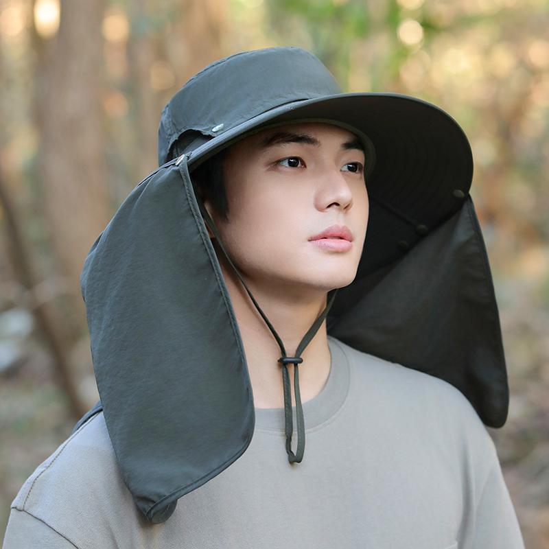 Breathable Outdoor Cycling Neck Cover Men Women Anti Sun Hiking Bucket Hat