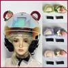 2Pcs Car Soft Plush Motorcycle Helmet Decoration Little Bear's Ears For Electric Bike Motocross Full Face Off Road Helmet Sticker
