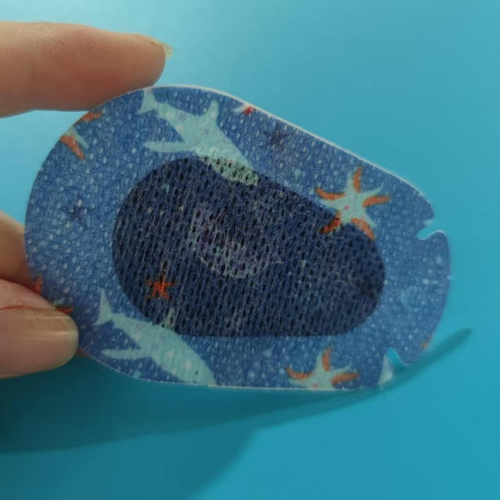 Детская повязка на глаз при амблиопии - Светоблокирующая, корректирующая маска при косоглазии, астигматизме и для послеоперационного покрытия глаза.