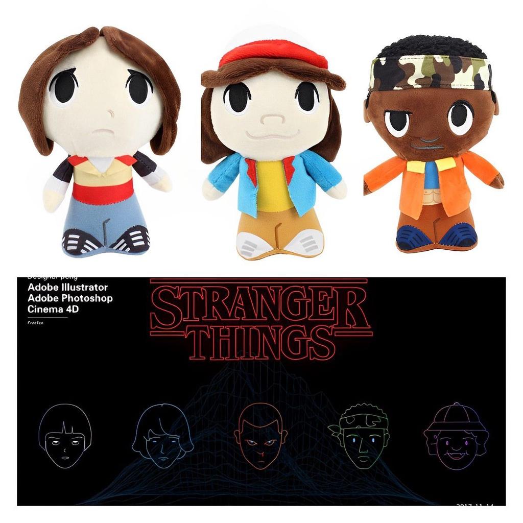 Очень странные дела Лукас Плюшевая игрушка Реалистичный мультяшный дизайн для всех возрастов