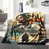 Lord Rings Customize Text Blanket Gift Personalized Blanket Soft & Cozy Throw For Office Nap Sofa Office Chair for All Occasions