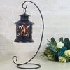Iron Art Glass Ball Hanging Stand Retro Iron Display Stand Ecological Bottle Stand  Vase