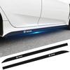 2Pcs Carbon Car Door Side Skirt Sill Stripe Sticker Anti-scratch Refit Sticker for M E46 E90 E60 F10 F30 G20 X1 X3 X4 X5 X6 E70 F20