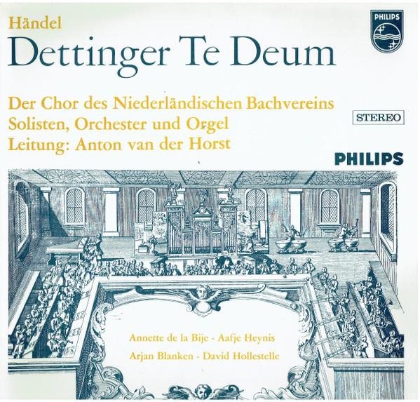 Виниловая пластинка DER CHOR DES NIEDERLANDISCHEN BACHV Handel Das Dettinger Te Deum 802868DXY PHILIPS Нидерланды Классика Б/у