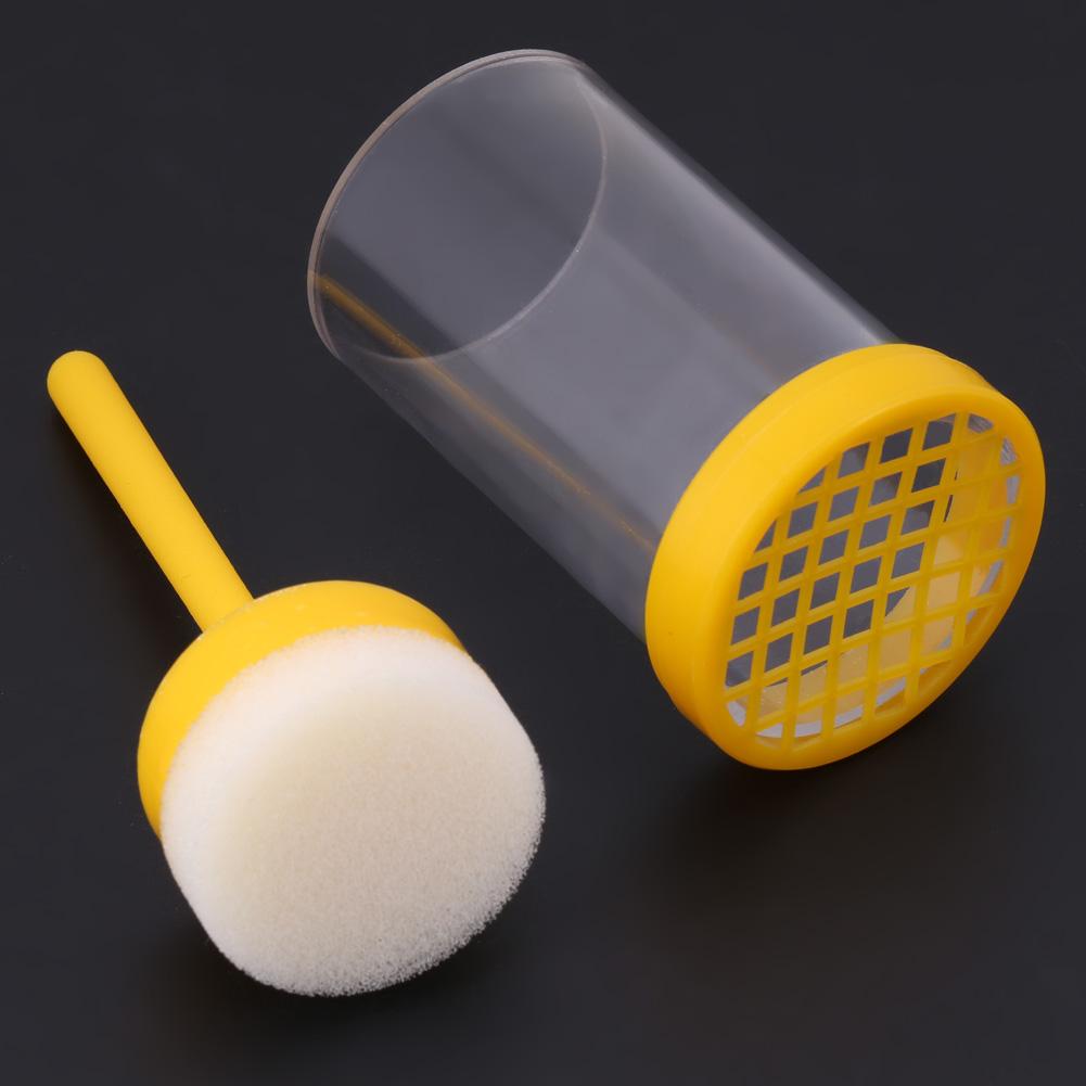 1pc Queen Bee Marker Marking Cage Bottle & Soft Plunger Beekeeping Tackle Beekeeper Tool