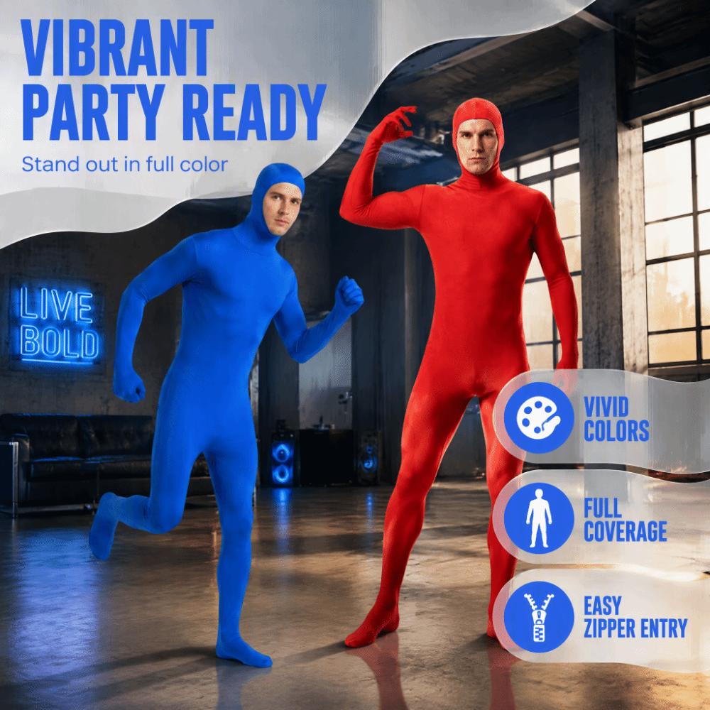Invisibility Cloak Full Body Suit Spandex Suit Skin Tight Bodysuit Kid Adult Zentai Halloween