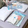 Transparent Vacuum Storage Bag Moisture-Proof Reusable Folding Compressed Thickened Vacuum Bag Clothes Quilt Organizer