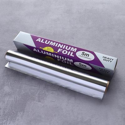 Толстая пищевая алюминиевая фольга для барбекю, аэрофритюрницы, духовки и выпечки - Одноразовая