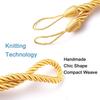 2Pcs Easy to Use Curtain Woven Tiebacks Ins Style Curtains Tied Strap  Binding Curtains