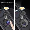 PD Type C QC 3,0 USB Автомобильное быстрое зарядное устройство Розетка с переключателем ВКЛ/ВЫКЛ и светодиодным вольтметром для мотоцикла Морской RV ATV