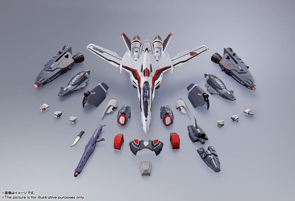 TAMASHII NATIONS DX Chogokin Macross F Super Messiah Valkyrie Saotome Revival 340mm ABS Die Cast PVC Painted Movable Figure VF-25F (Alto Custom) Ver.