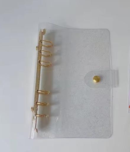A6/A5 GlitterRose Golden Glittery Bling Binder Notebook Cover Diary Agenda Planner Paper Cover School Stationery