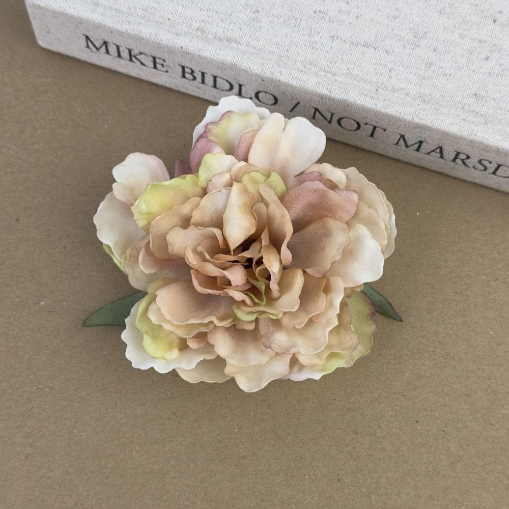 Модная заколка для волос в виде цветка пиона, красочные искусственные цветы, заколки для волос, новая имитация цветка