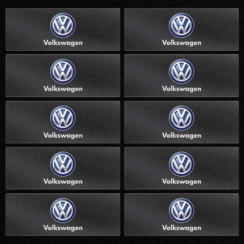3D Metal Car Interior Dekoration Stickers Badges Car Styling For Volkswagen Tharu R Polo T5 GTI Tiguan Passat R-Line Golf Arteon