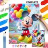 Disney Микки Маус Шары картина маслом по номерам набор для рисования ручная работа DIY домашний декор подарки красочный пейзаж художественная картина холст