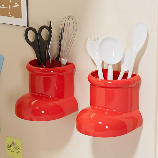 Boots Magnetic Fridge Organizer Space Saving Refrigerator Storage Rack Decoration