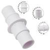 White Pool Hose Connector 38mm Threaded Pipe Fitting Pool Cleaning Accessory Pool Hose Cuff