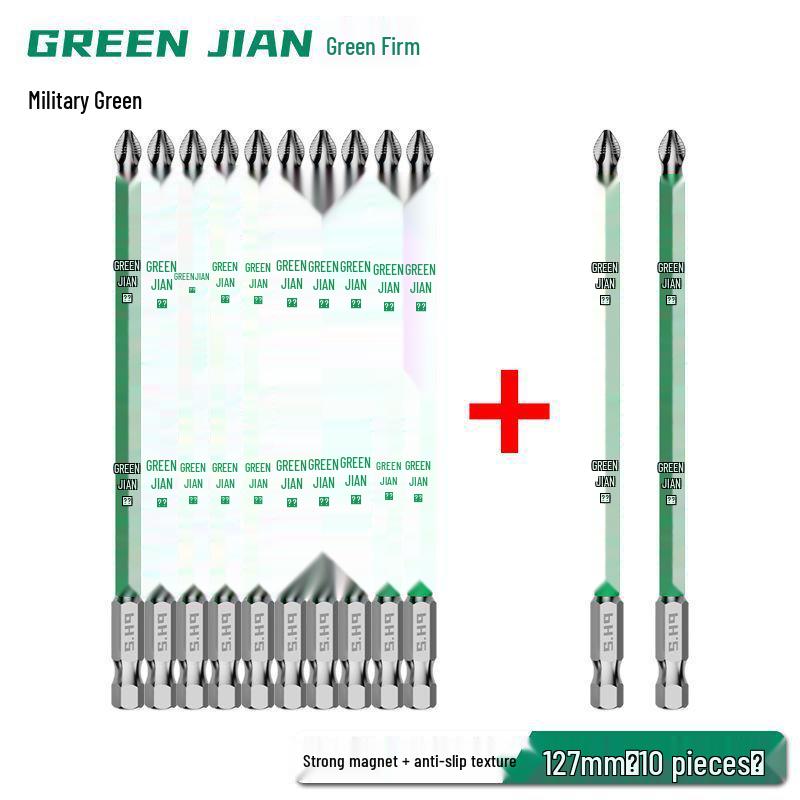 Набор магнитных электрических отверток высокой прочности с ударными удлиненными битами