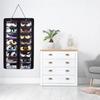 Wall Mounted Sunglasses Organizer, 16 Slots Storage Hanging Sunglasses Organizer (Dust-proof Black)