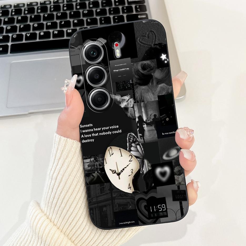 Чехол для Tecno Camon 40 Pro 5G CM7 Милый Мультяшный Чехол Мягкий ТПУ Чехол для Телефона Для Tecno Camon40 Camon 40 Pro 4G CM6 Задняя Крышка Coque