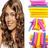 10Pcs Hair Curlers Magic Ringlet Hair Women Spiral Hair 55cmx2.5cm Long Rollers for