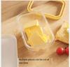 Cheese Food Storage Box Japanese Simple Butter Cutting Box Butter Cutter Refrigerator Crisper Storage Box with Lid Butter Box
