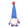 Independence Day Gnome Cute Handcrafted Beautiful Meaning Gnome Plush Decoration for Office Living Room Blue Star