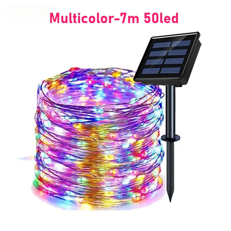 Solar LED Fairy String Lights,christmas Decoration 2025,Outdoor Waterproof Twinkle Lights, for Christmas Patio Tree Party