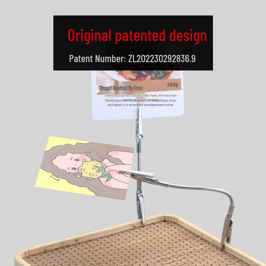 Двусторонний зажим-держатель для спиралей от комаров из нержавеющей стали