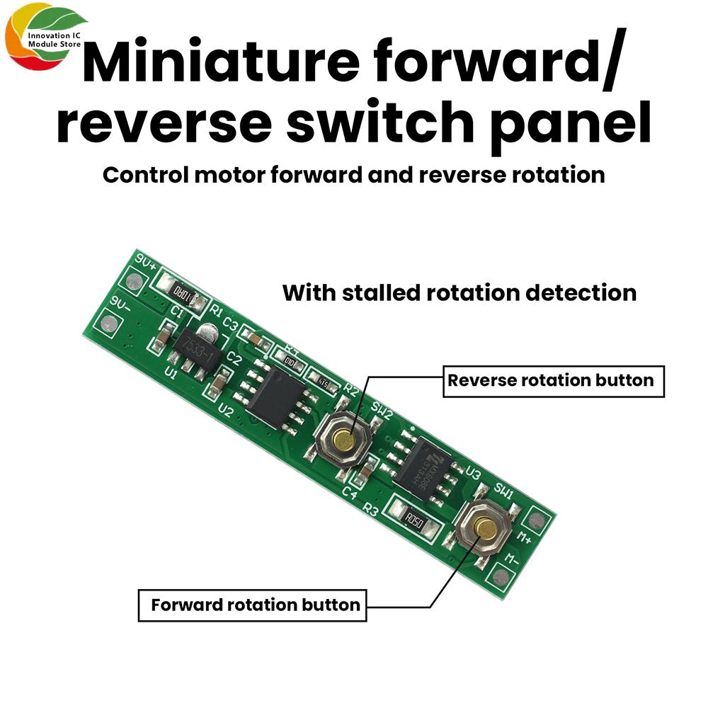 Forward/Reverse Switch Momentary Switch Board DIY Electric Screwdriver Miniature DC Motor Control Driver Module