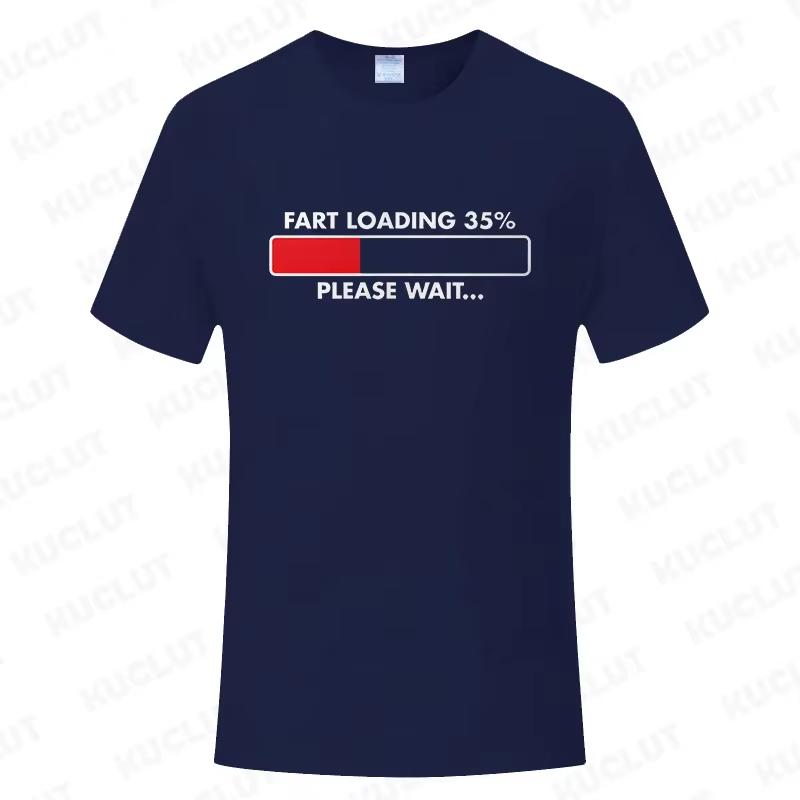Huge Fart Loading Unisexs Tshirt Humor Tee Joke Gag Tshirt For Dad Gifts Guys Male Clothes Short Slee