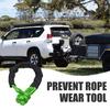Synthetic Soft Shackle 56000 Lbs Breaking Strength 22" Length Shackle Rope Heavy Duty Tow Shackle for Off-Road Truck SUV