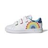 Advantage Court Hook & Loop J Rainbow Kids Sneakers White Cloud-White Royal-Blue GV6821