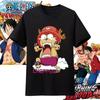 Хлопковая футболка оверсайз с принтом персонажей аниме One Piece для мужчин и женщин, удобная, в стиле Y2K, детская одежда, летняя футболка