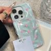 Милый розовый чехол-сердечко для iPhone 17 16 15 Pro 14 Plus 13 12 11 Pro Max Air 16E Волнистый ударопрочный мягкий ТПУ защитный чехол